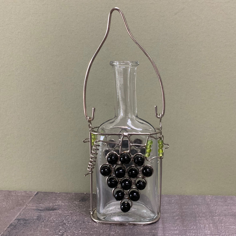 Cindylee Glass Decorative Bottle