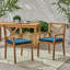 Set Of 2 Acacia Wood Patio Chair-1232015471