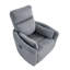 Fauteuil inclinable et pivotant, 2 coussins, velours côtelé Rix-113497010