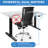 Mount-It Dual Motor Electric Standing Desk with 48 in. Tabletop, White-95768374