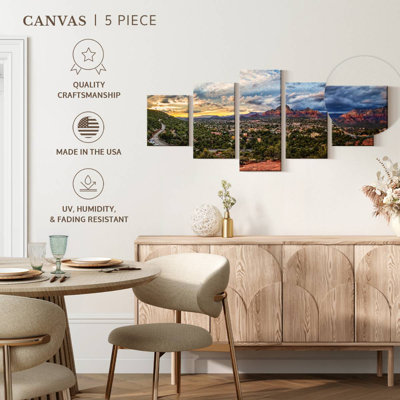 Sunset Panorama In Beautiful Sedona I