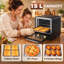 HOMCOM Toaster Oven with Rotisserie