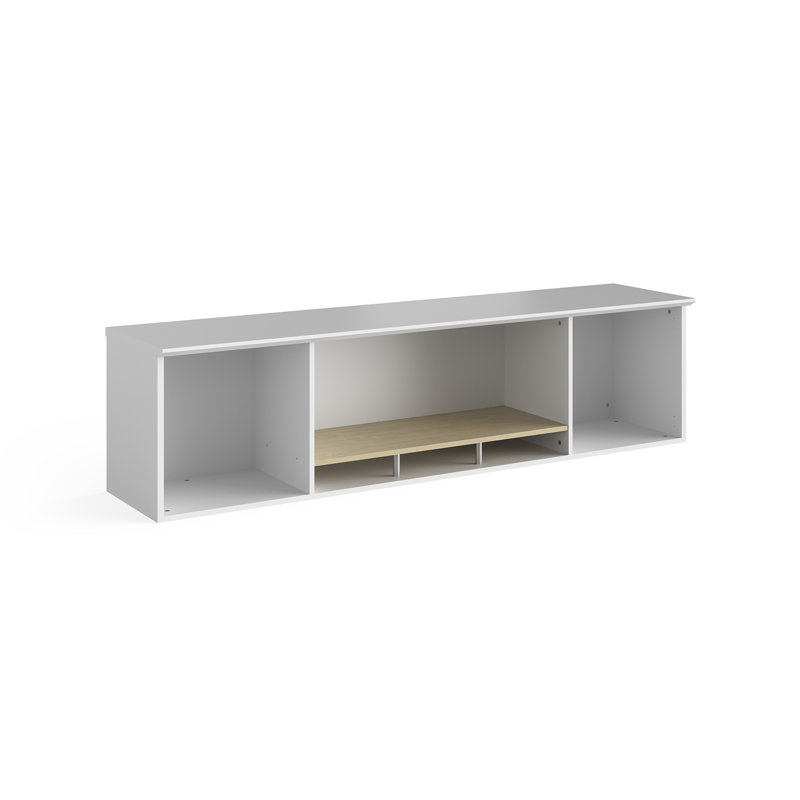 Huche de rangement Resi avec 2 portes d'intimité en verre