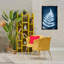 Toile flottante encadrée «Blue Natural Fern» par Jason Johnson-696824927-696824926
