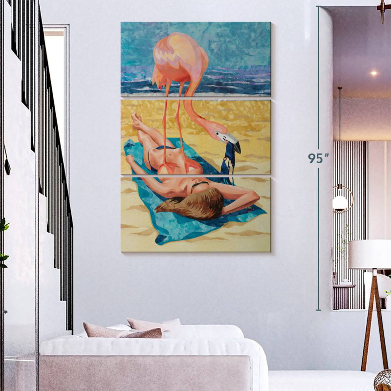 Brampt Flamingo On Sun Bather
