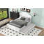 Lit plateforme en bois avec tête de lit et lit gigogne simple-1349527458