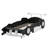 Race Car-Shaped Platform Bed With Wheels-564637675