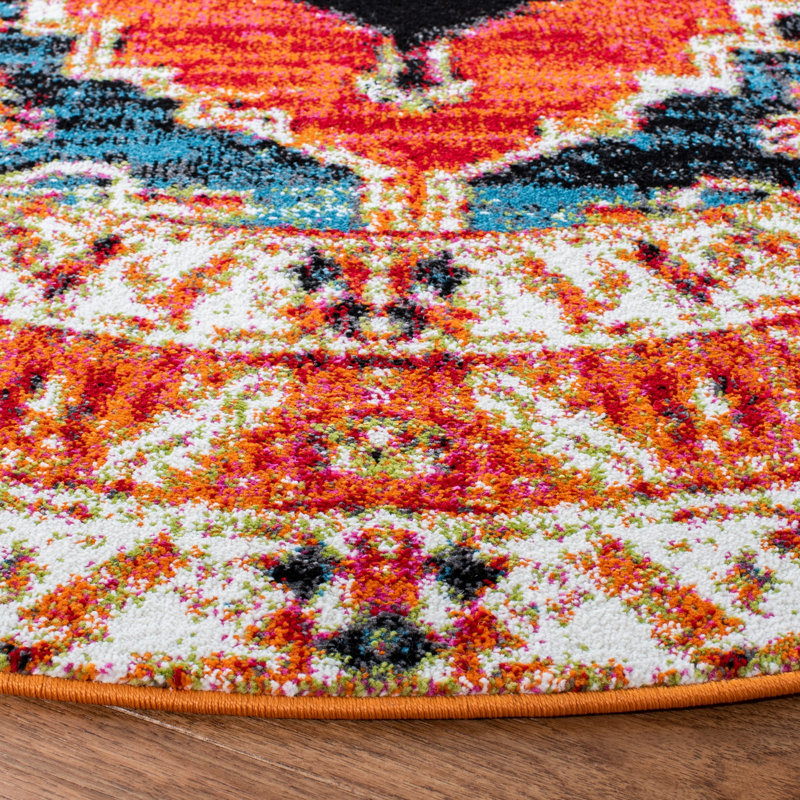 Carabella Performance Oriental Rug, Round 6'7"