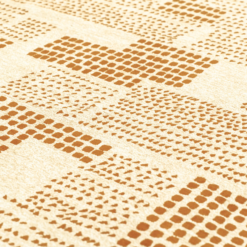 Rectangle Abstract Jacquard Indoor / Outdoor Washable Area Rug, Rectangle 140 x 200 cm