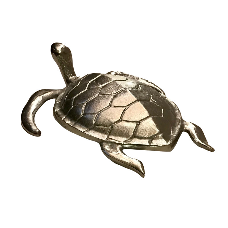 Curious Sea Turtle - Aluminium