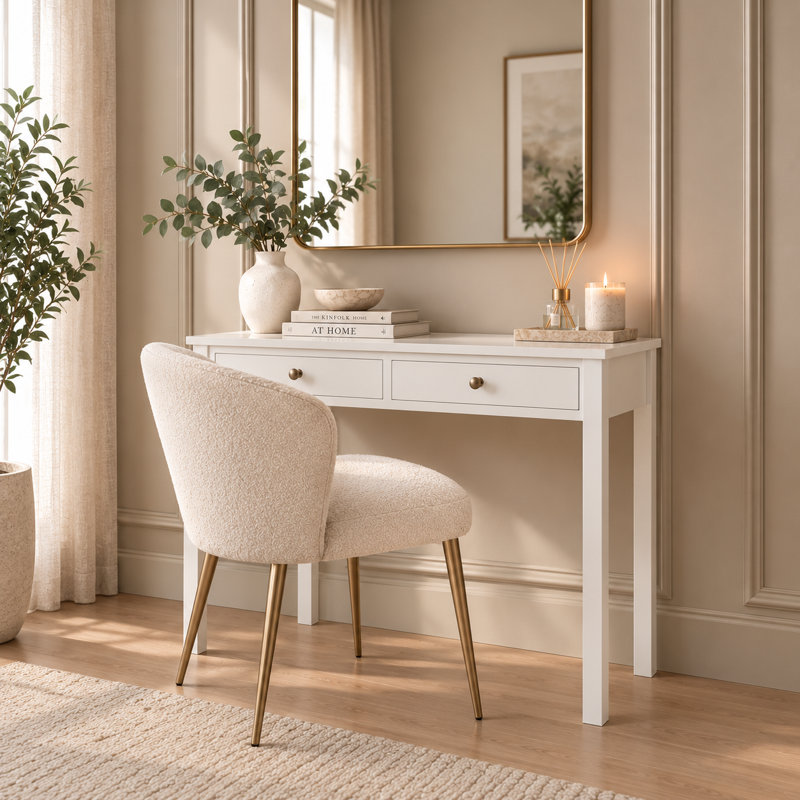 Merrigan Dressing Table , White