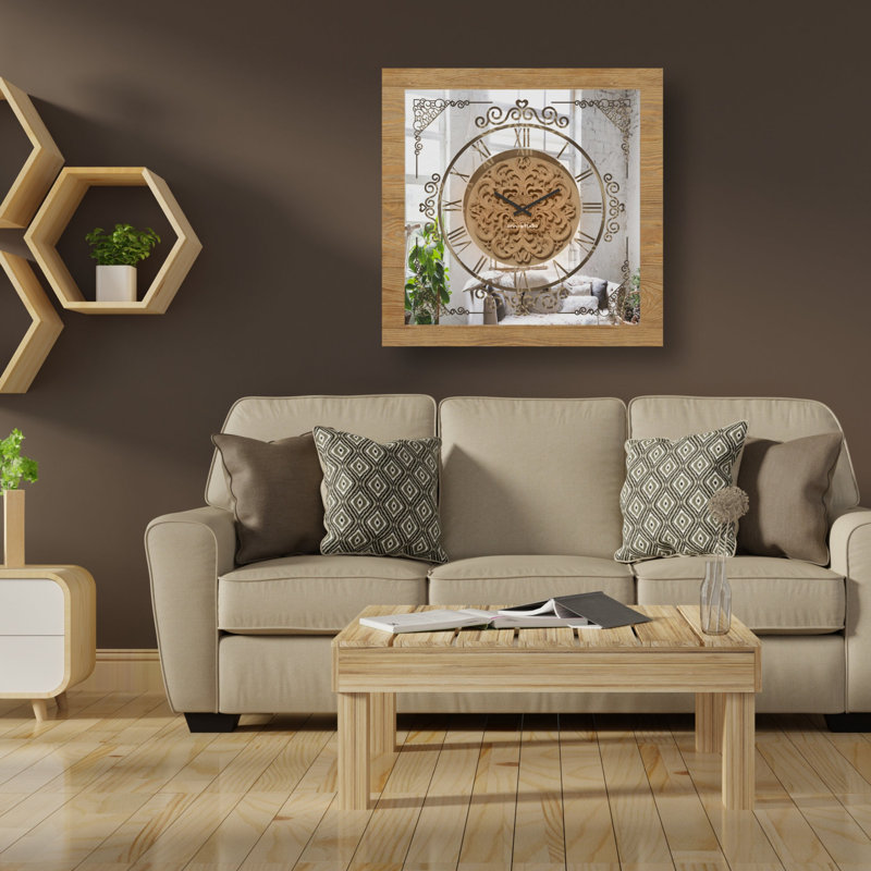 Falkner Wood Wall Clock