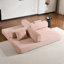  Canapé-lit convertible 4-en-1 convertible, canapé en velours côtelé pliable avec éponge à haute densité 33D, structure en métal renforcé sans canapé dans une boîte pour petit appartement-121416299-129588361