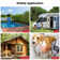 CAMPLUX 4.22 GPM 110,000 BTU Outdoor Portable Propane Tankless Water Heater with LED Display