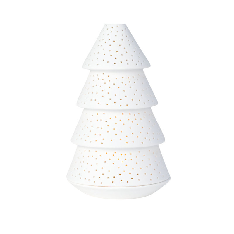 Photophore Forest, H 8,50 po x l 4,90 po x P 4,90 po