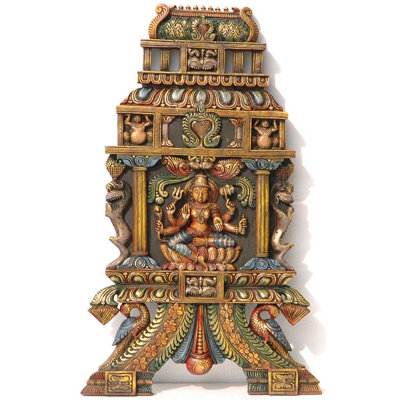 Déesse à six bras Mariamman (Tenture murale)
