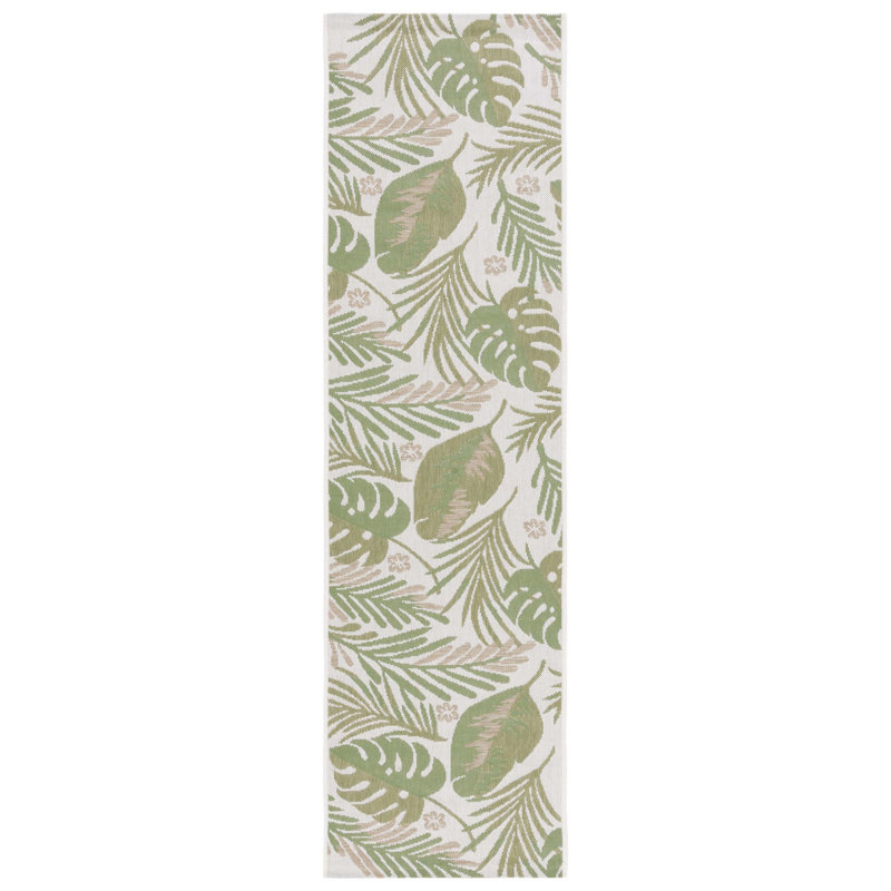 Ishaan Performance Floral Indoor/Outdoor Area Rug, Runner 2'3" x 8'