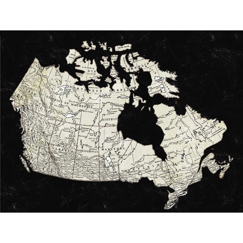 Oh Canada - impression sur toile tendue, H 12 po x l 16 po