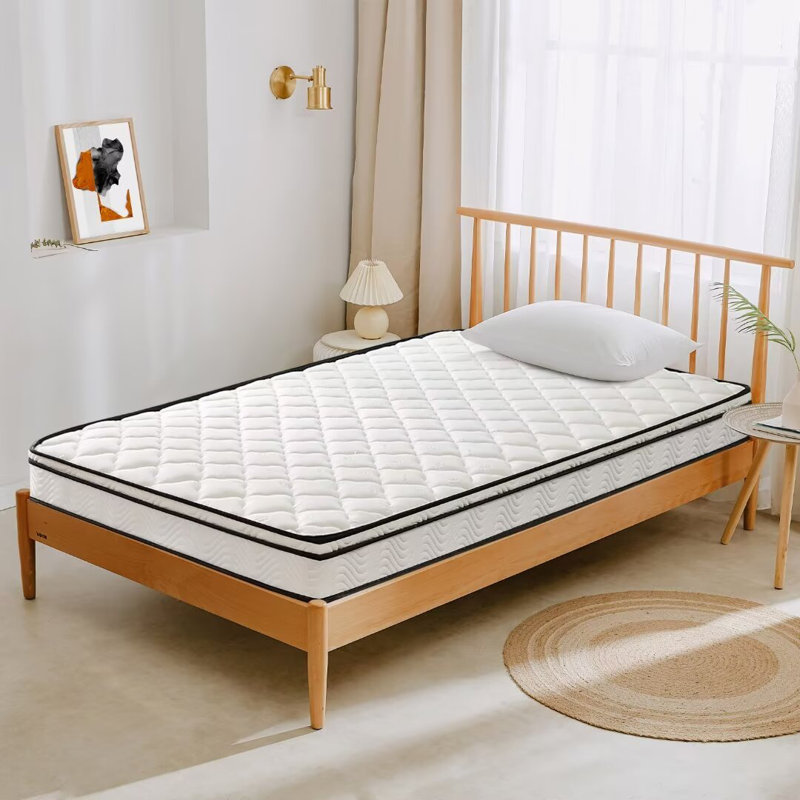 8" Medium Cooling Memory Foam Hybrid Mattresses in a Box with CertiPUR-US Certified Foam, Extra-Long Twin