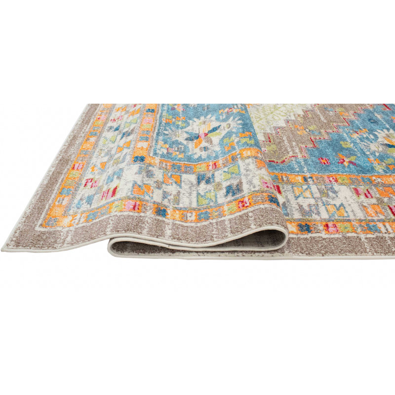 Larrick Oriental Indoor Rug, Rectangle 8'10" x 12'