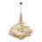 Flow 8-Light Twist Pendant - Baguette/Natural Rattan