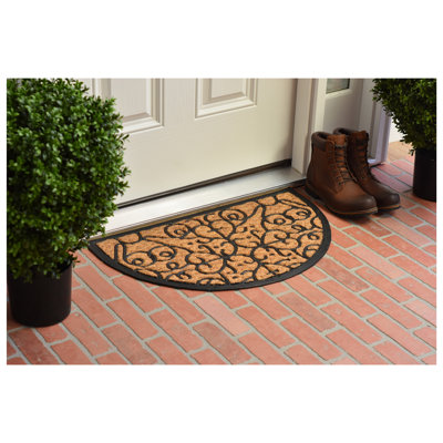 Tapis de porte d'extérieur antidérapant Arethia 30 po x 18 po