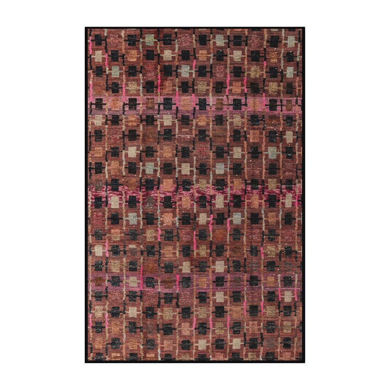 Tapis abstrait moderne 4893, Rectangle 7 pi x 9 pi