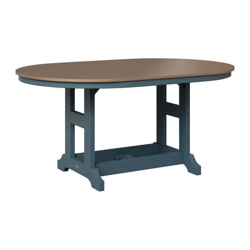 Table de salle à manger Berlin Classic, Bronze martelé, Ardoise