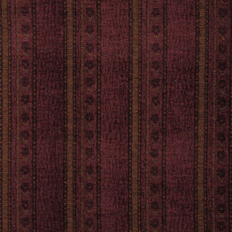 Just The Ticket Fabric, Aubergine