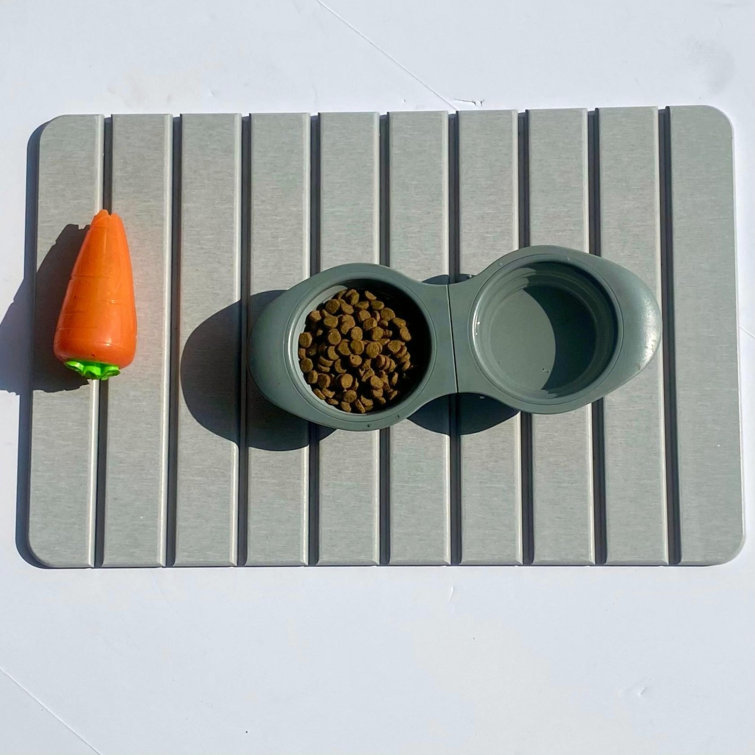 Pet Feeding Mat Dog and Cat Bowl Mat Absorbent Non-Slip Diatomite Dog Water  Bowl
