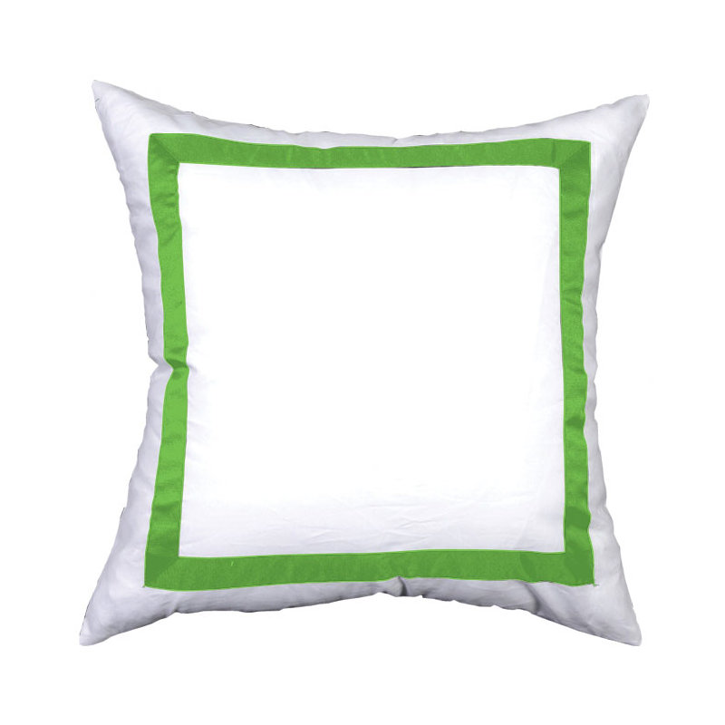 Taie décorative , Blanc / naturel, Euro
