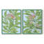 Impression encadrée tropicale Ginger I-Premium - prête à être accrochée - aucun clou requis - aucun clou requis-1860072289-1860072282
