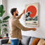 Tokyo Wave Rising Japandi - Wrapped Canvas-2075026145-2075026151