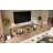 Wood TV Media with Storage