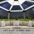 Starry Sky Top, Camping Outdoor Gazebo with Mesh Windows&Sidewalls-104885078