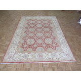 Beaumont One-of-a-Kind 8'11" X 12'2" Wool Area Rug in Rust Red