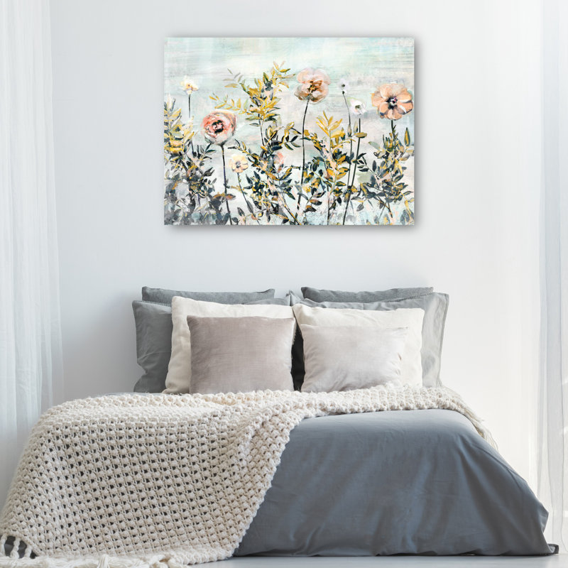 "Jardin du matin" par Studio Arts, reproduction d'art sur toile, Toile tendue, H 11 po x l 14 po x P 1,5 po