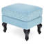 62cm Wide Rectangle Solid Colour Footstool Ottoman