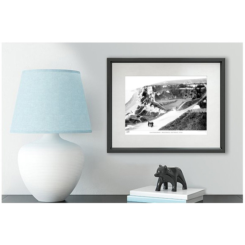 Eastbourne, Holywell Retreat 1910 by Francis Frith - Single Picture Frame Print, 40cm H x 50cm W x 2.3cm D