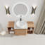Meuble-lavabo mural 48 po avec lavabo d'art en céramique et 2 tablettes de rangement, porte à fermeture en douceur-451494698-450625022-450624992