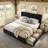 Modern Wingback Upholstered Platform Bed-1529935587-1529576911