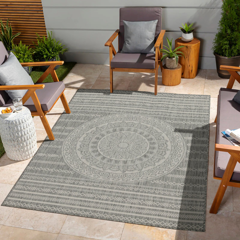 7 Ft. 10 In. X 10 Ft. 3 In. Indoor/Outdoor Area Rug, Rectangle 7'10" x 10'3"