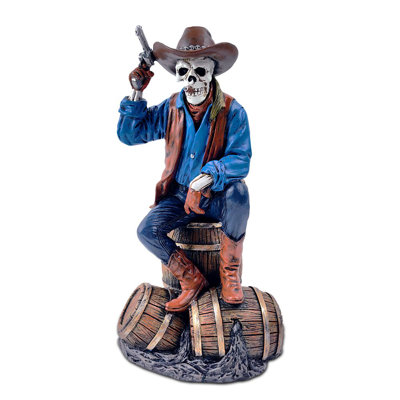 Figurine de squelette Western