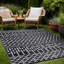 Tapis d'extérieur marocain noir / blanc Aldo-1409663822