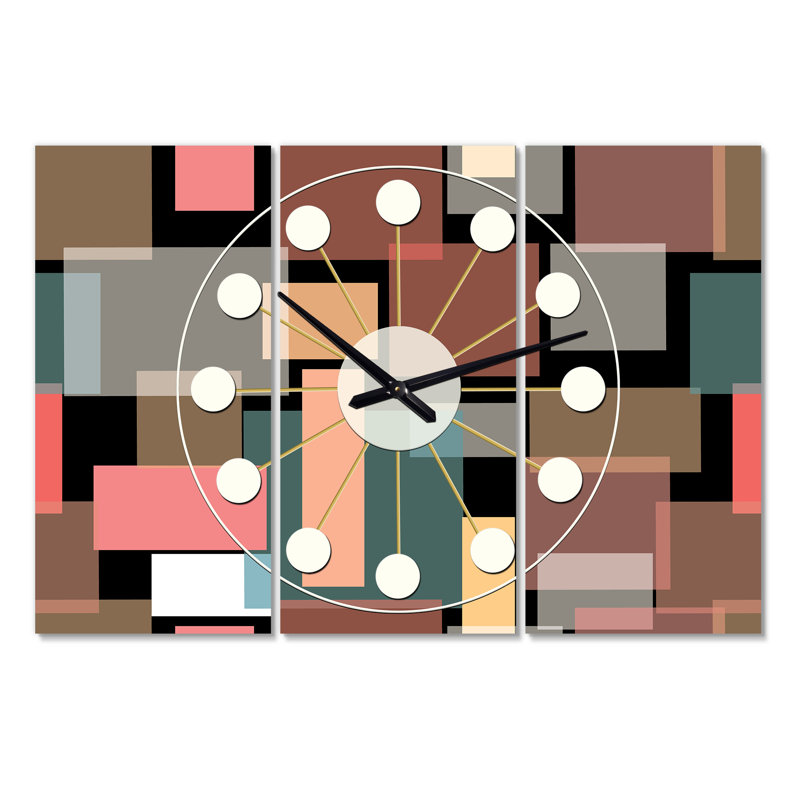 Mid-Century Wall Clock