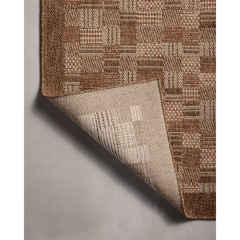 Tapis châtaigne / fiesta Kanessa, Rectangle 3 pi 9 po x 5 pi 9 po