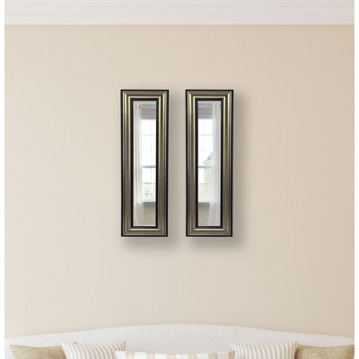 Kincannon Wood Flat Wall Mirror