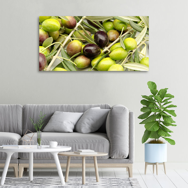 Fresh Olives - No Frame Print on Canvas