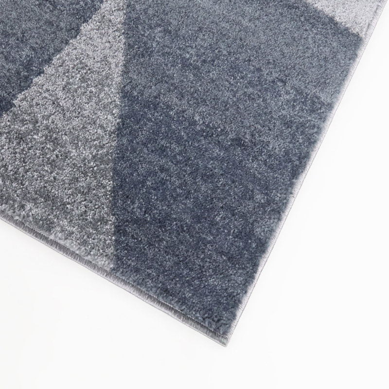 Tapis bleu / ardoise Hanson, 7 pi 10 po x 10 pi