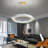 Modern Dimmable Ring Led Chandelier-530029192